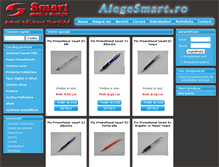 Tablet Screenshot of alegesmart.ro